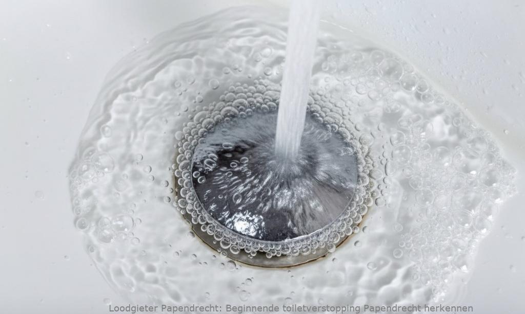 Beginnende toiletverstopping Papendrecht herkennen