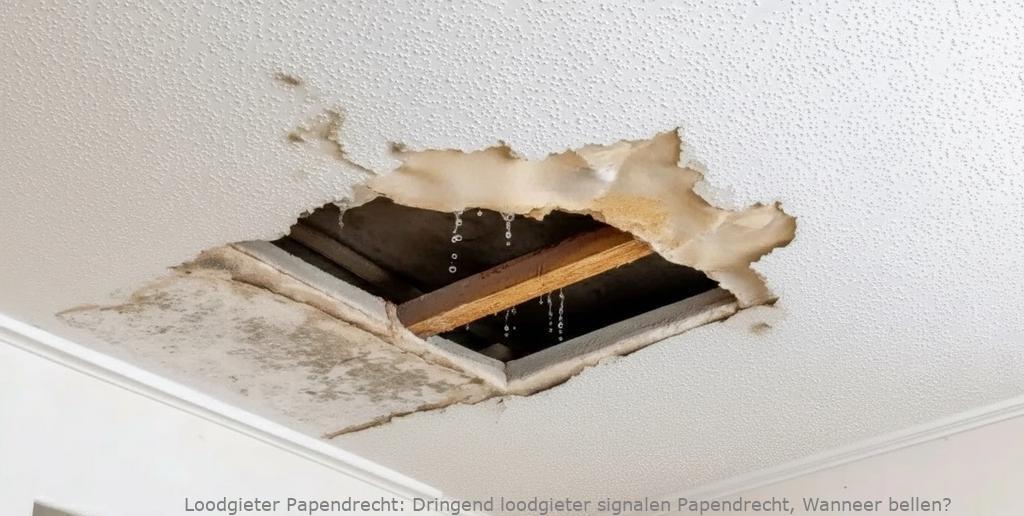Dringend loodgieter signalen Papendrecht, Wanneer bellen?