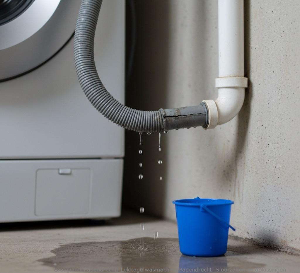 Lekkage wasmachine Papendrecht: 5 oorzaken en oplossingen