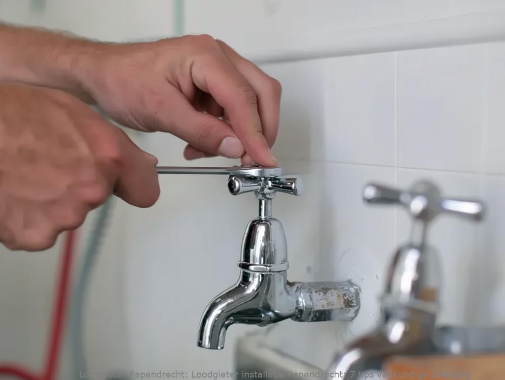 Loodgieter installatie Papendrecht: 7 tips vakkundige plaatsing