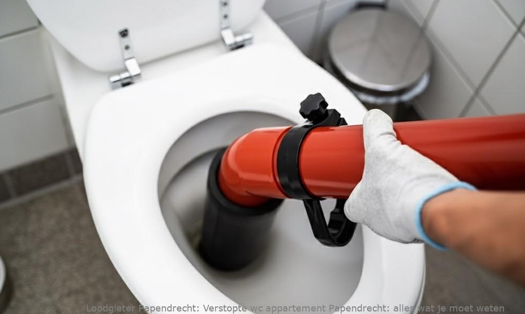 Verstopte wc appartement Papendrecht: alles wat je moet weten